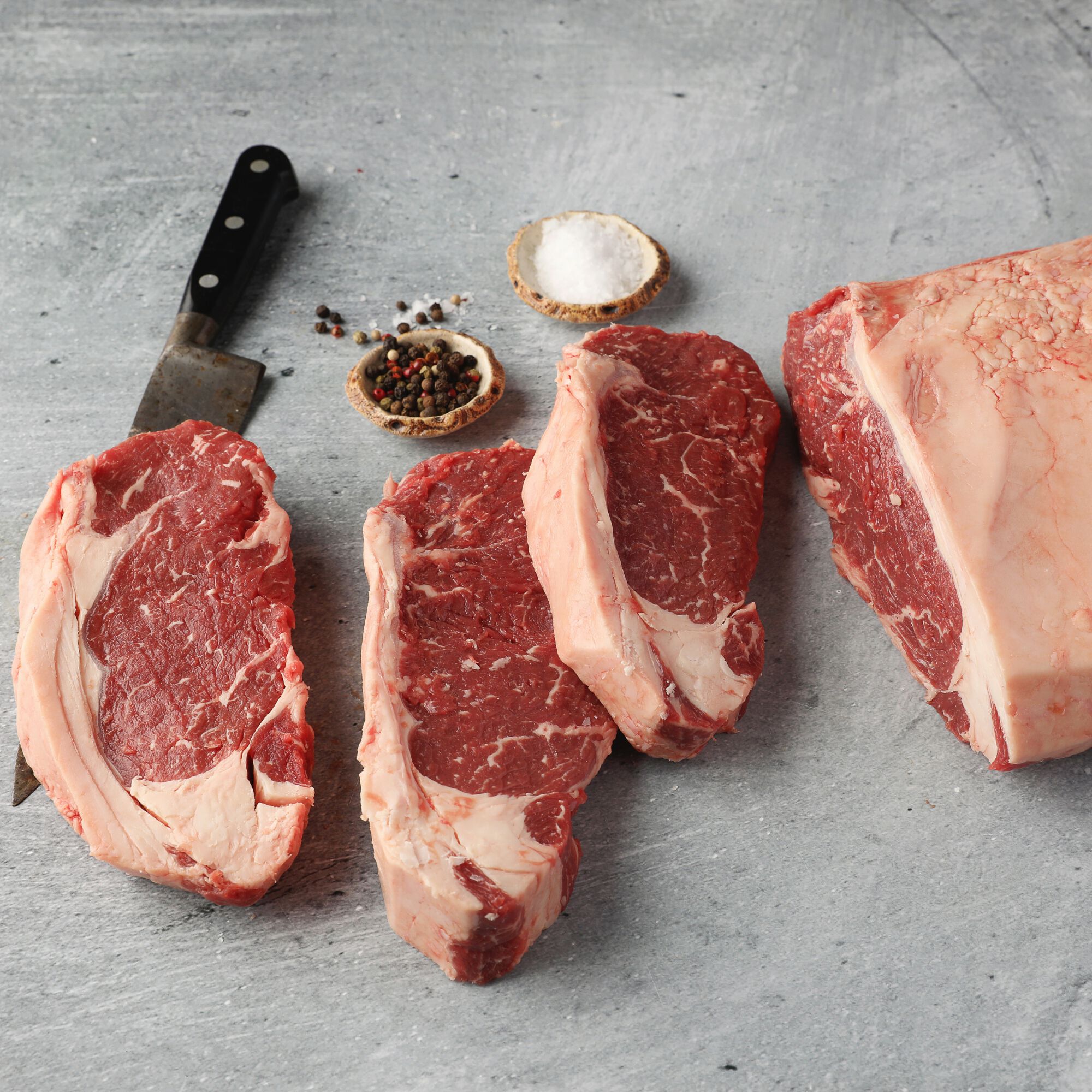 Angus Beef Striploin, Boneless 3 Angus Beef Striploin, Boneless
