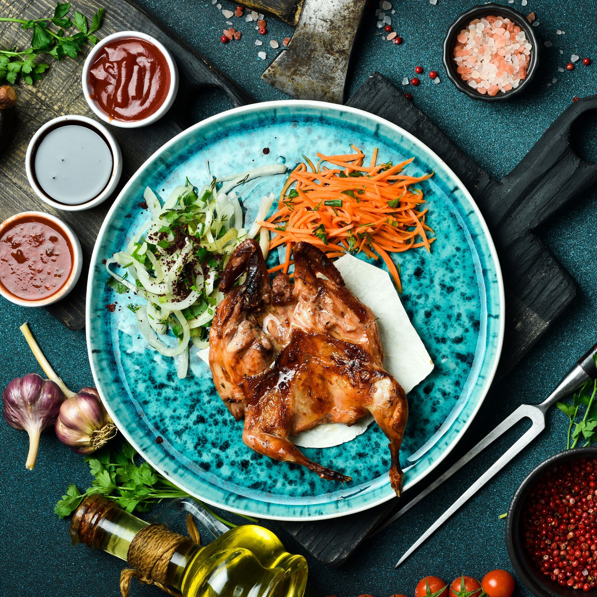 Semi-Boneless European Quail