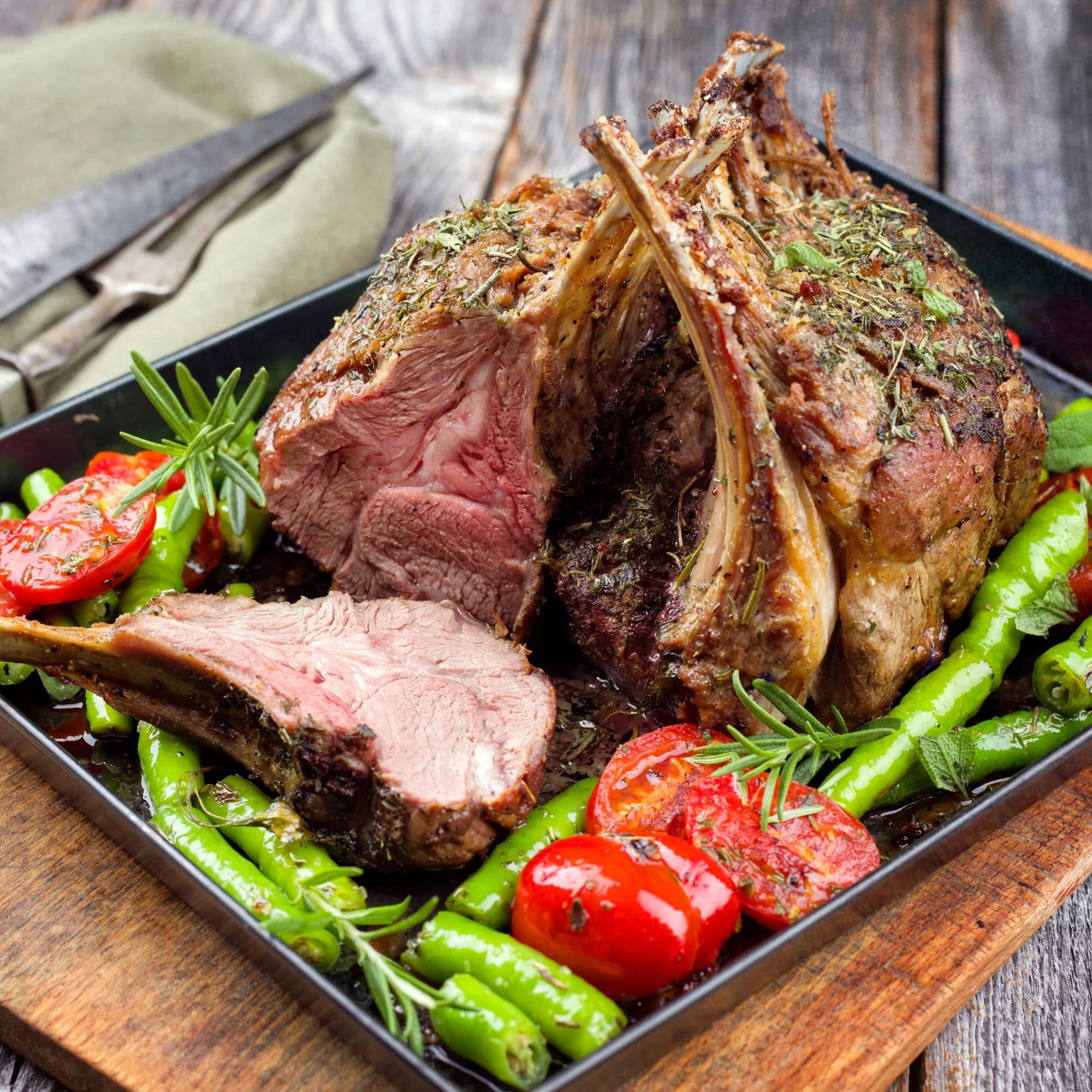 Rack of Lamb, Frenched (American)