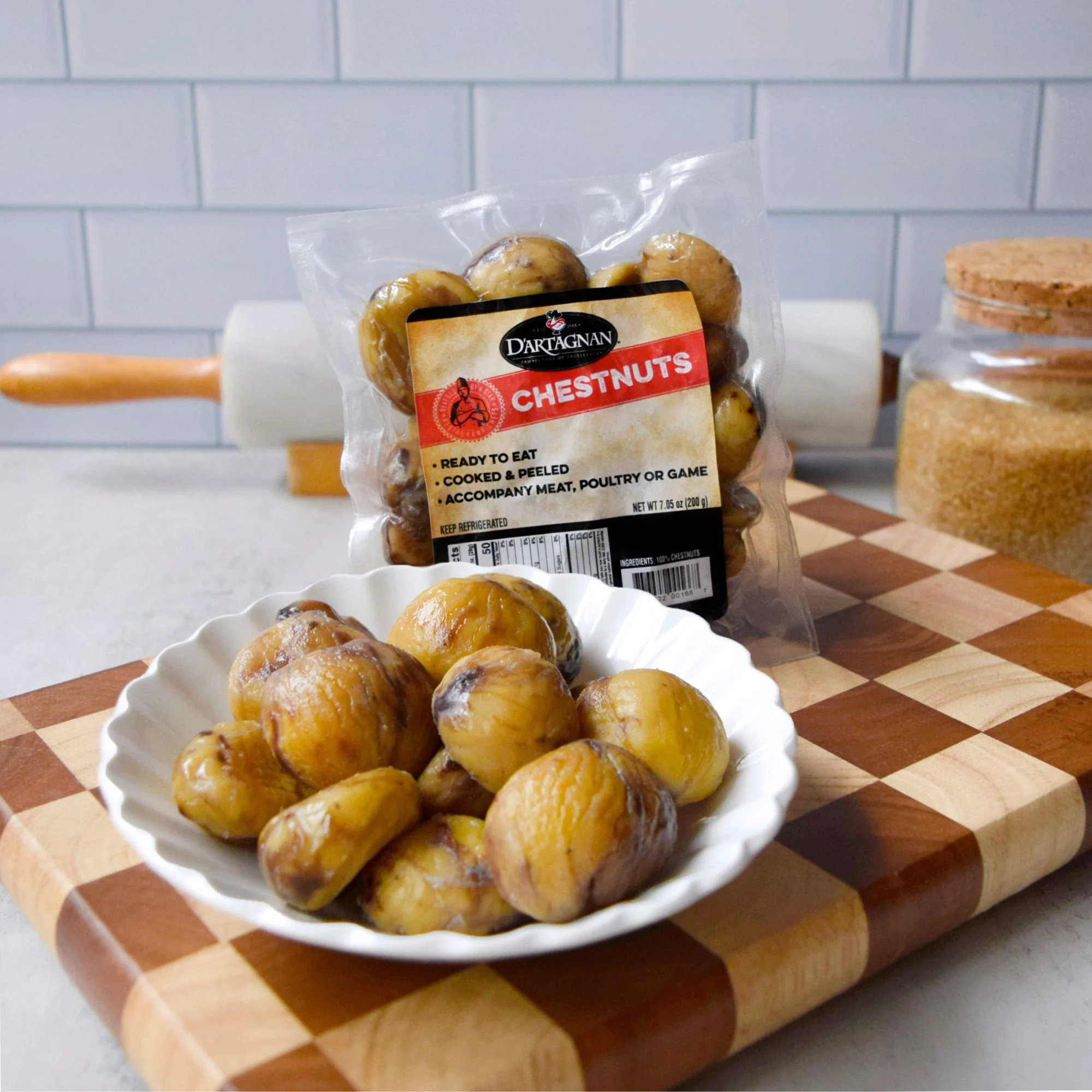 Ready-to-Use Chestnuts, Cooked & Skinless