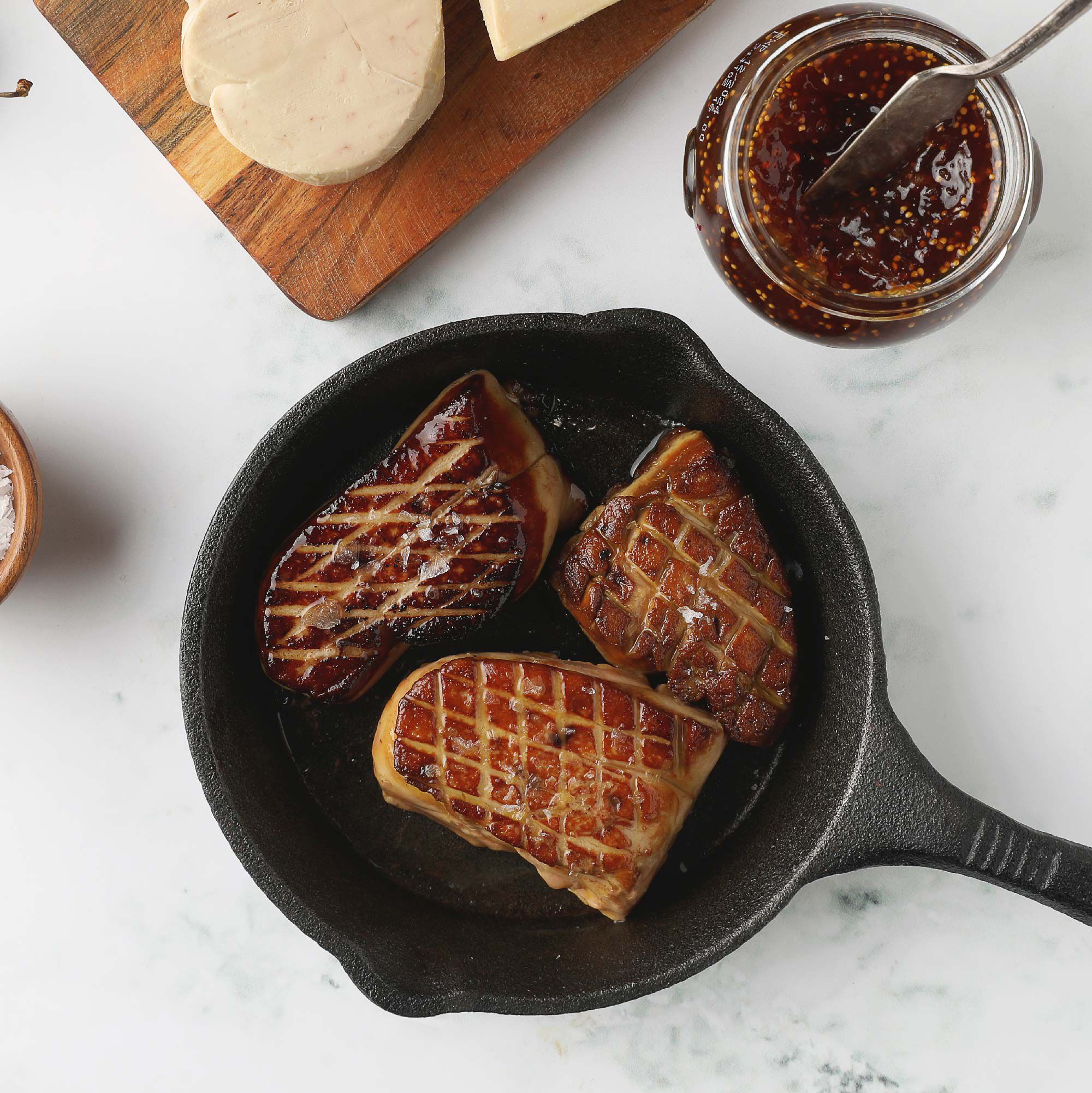 Individually Quick Frozen Foie Gras Medallions