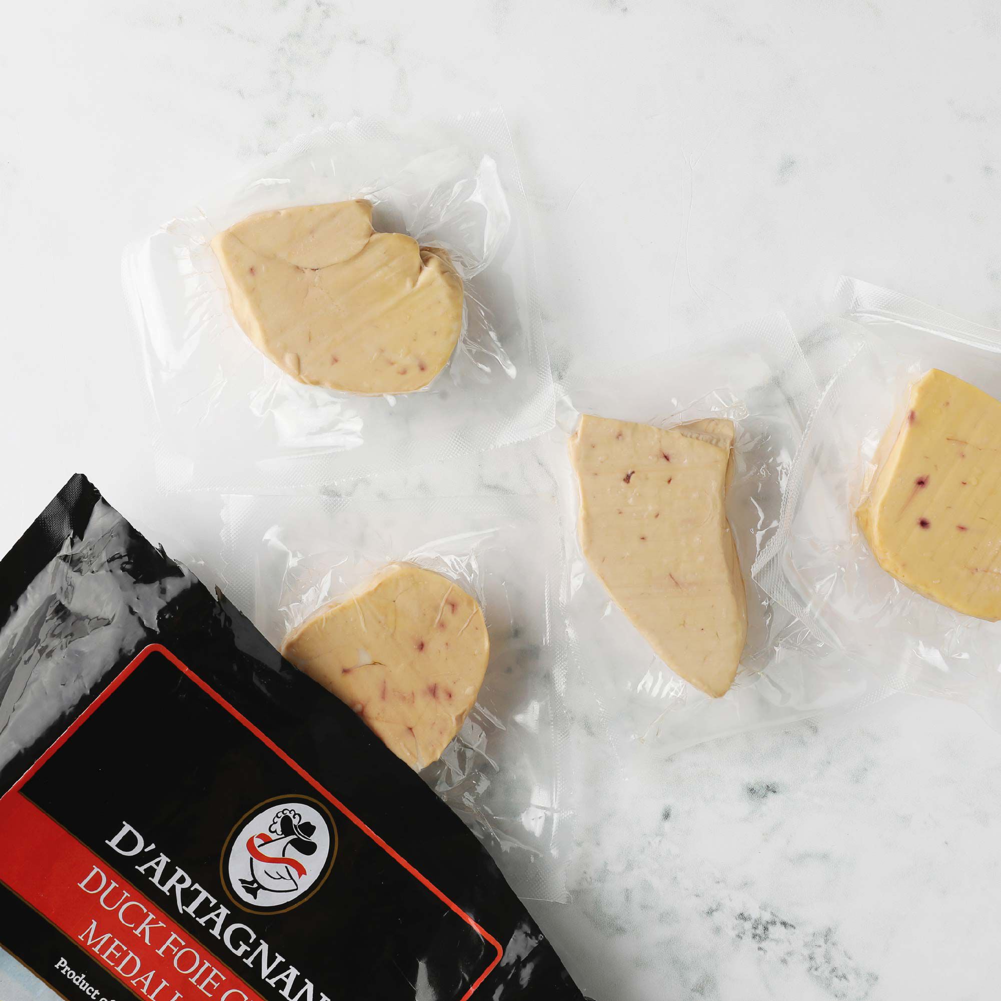 Individually Quick Frozen Foie Gras Medallions 3 Individually Quick Frozen Foie Gras Medallions