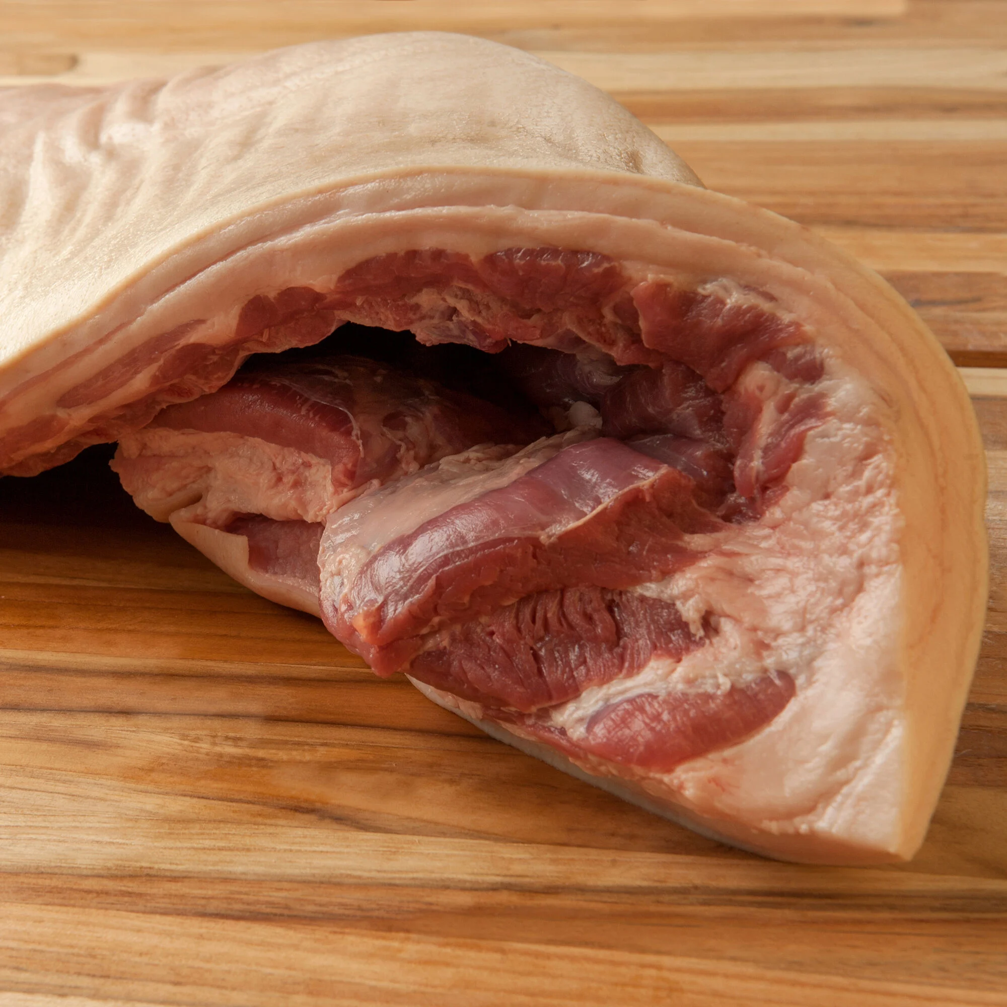 Berkshire Pork Belly, Bone-In & Skin-On
