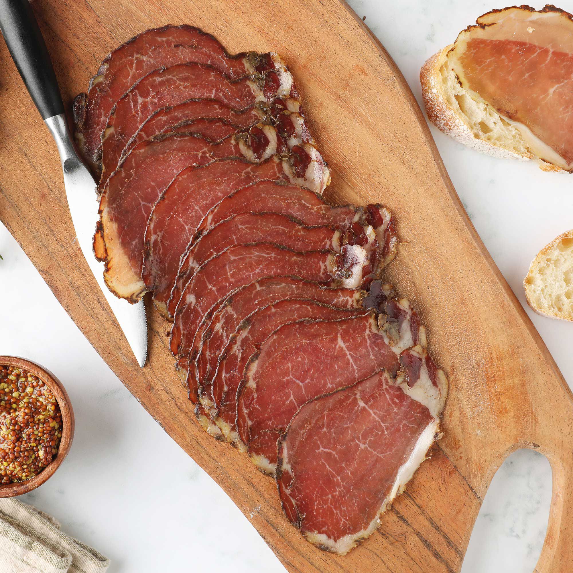 Wild Boar Lonza, Sliced