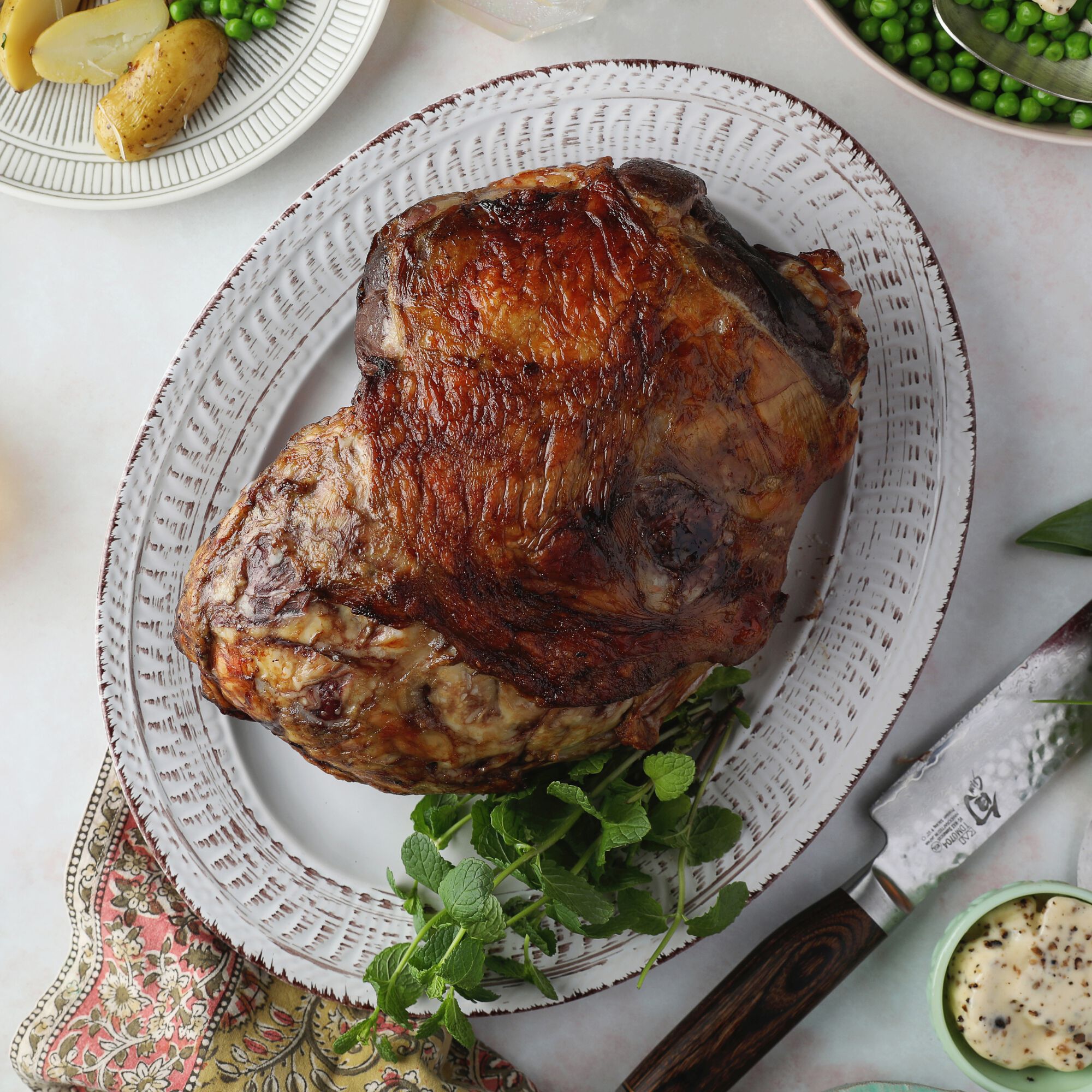 Leg of Lamb, Bone-In (American) 3 Leg of Lamb, Bone-In (American)